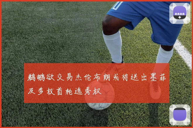 鹈鹕欲交易杰伦布朗或将送出墨菲及多枚首轮选秀权